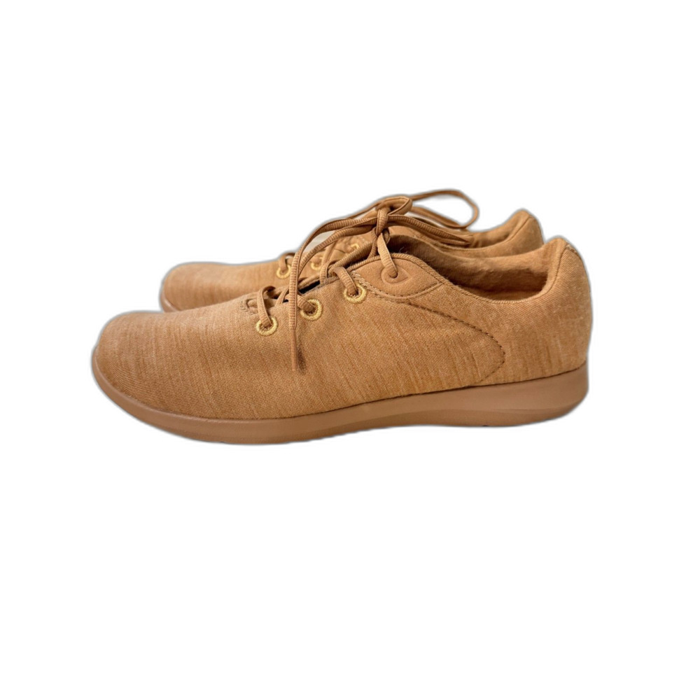Merinos Women's Lace-Ups Sneaker in Camel Size 10W